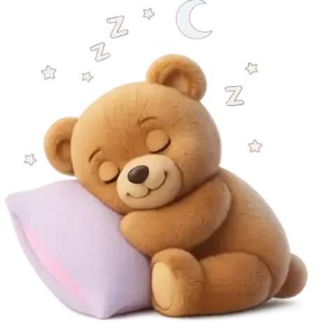 Yasso Bear sleeping peacefully