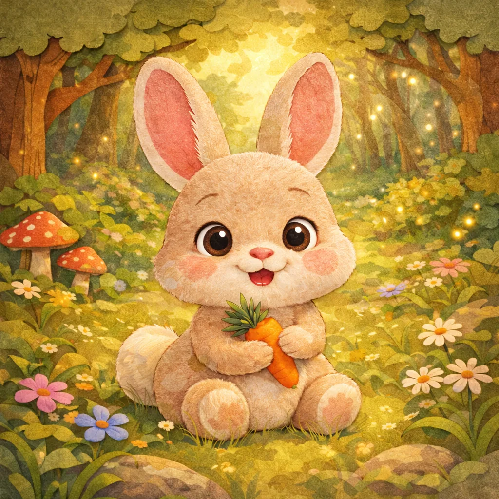 Paper Cutout illustration style in Yasso AI storybook app