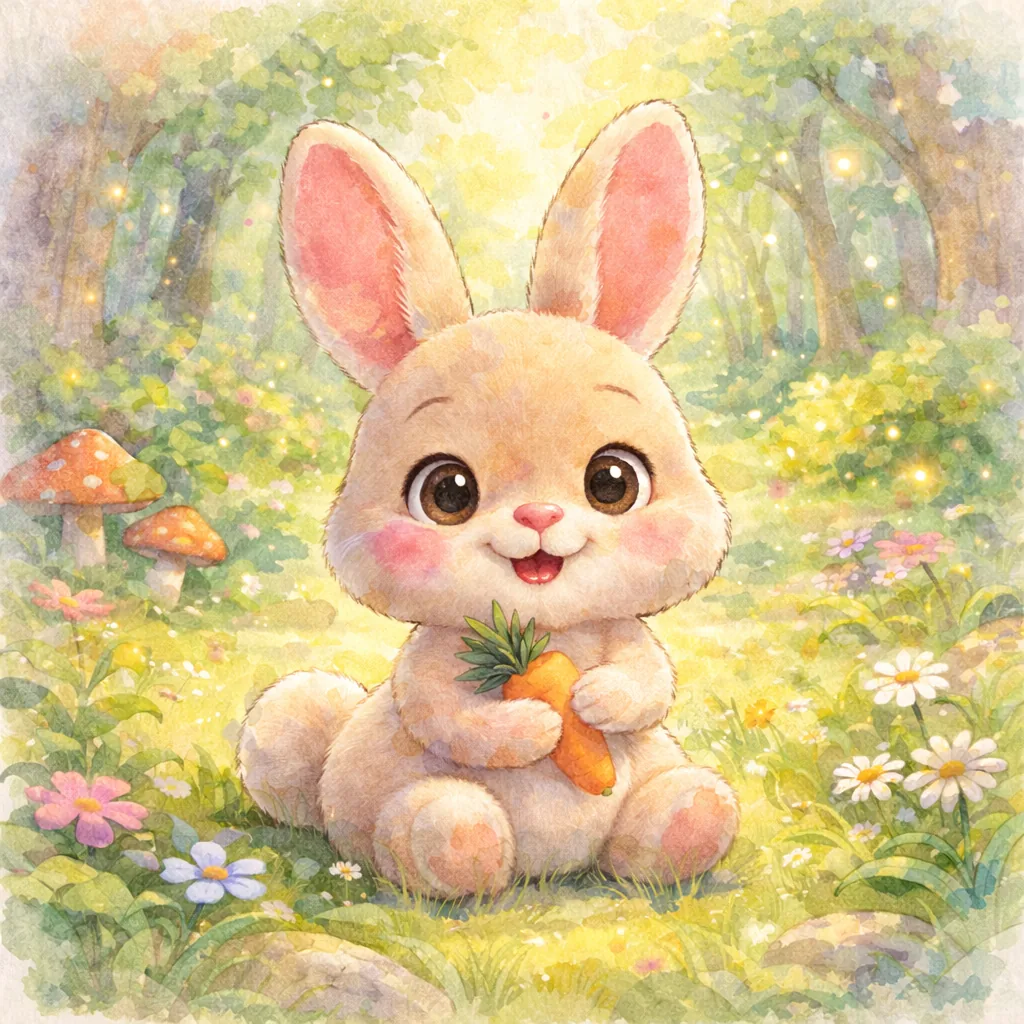 Watercolor illustration style in Yasso AI storybook app